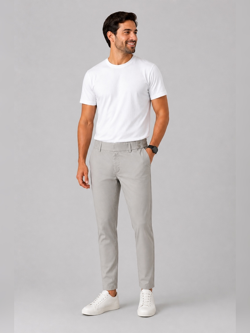 Calça Alfaiataria Cós Elastico