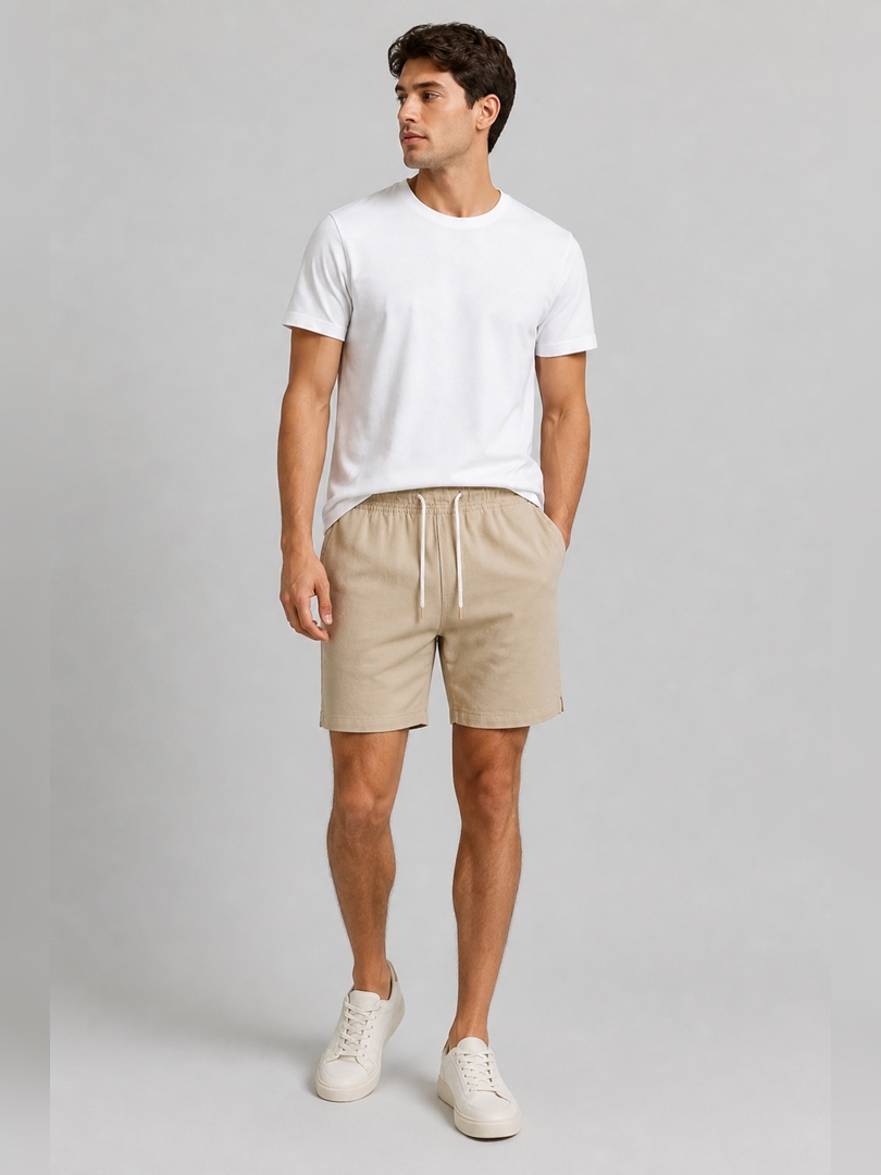 Short Linho Gold