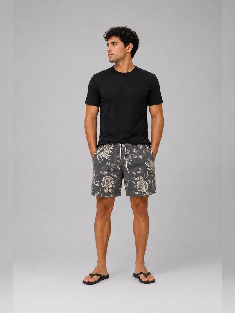 Short Tactel Floral